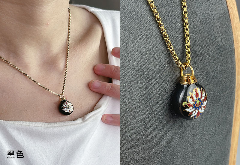 馨香雙韻香氛項鍊(多色)